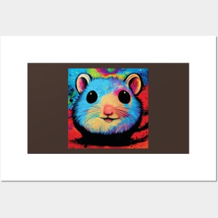 Pop Art Hamster Posters and Art